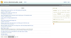 Desktop Screenshot of donnenude.com